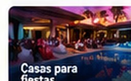 Casas para fiestas