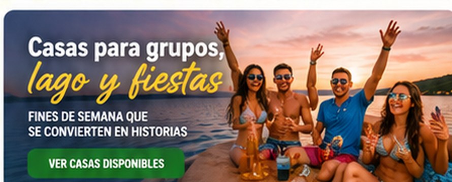 Casas para grupos y fiestas